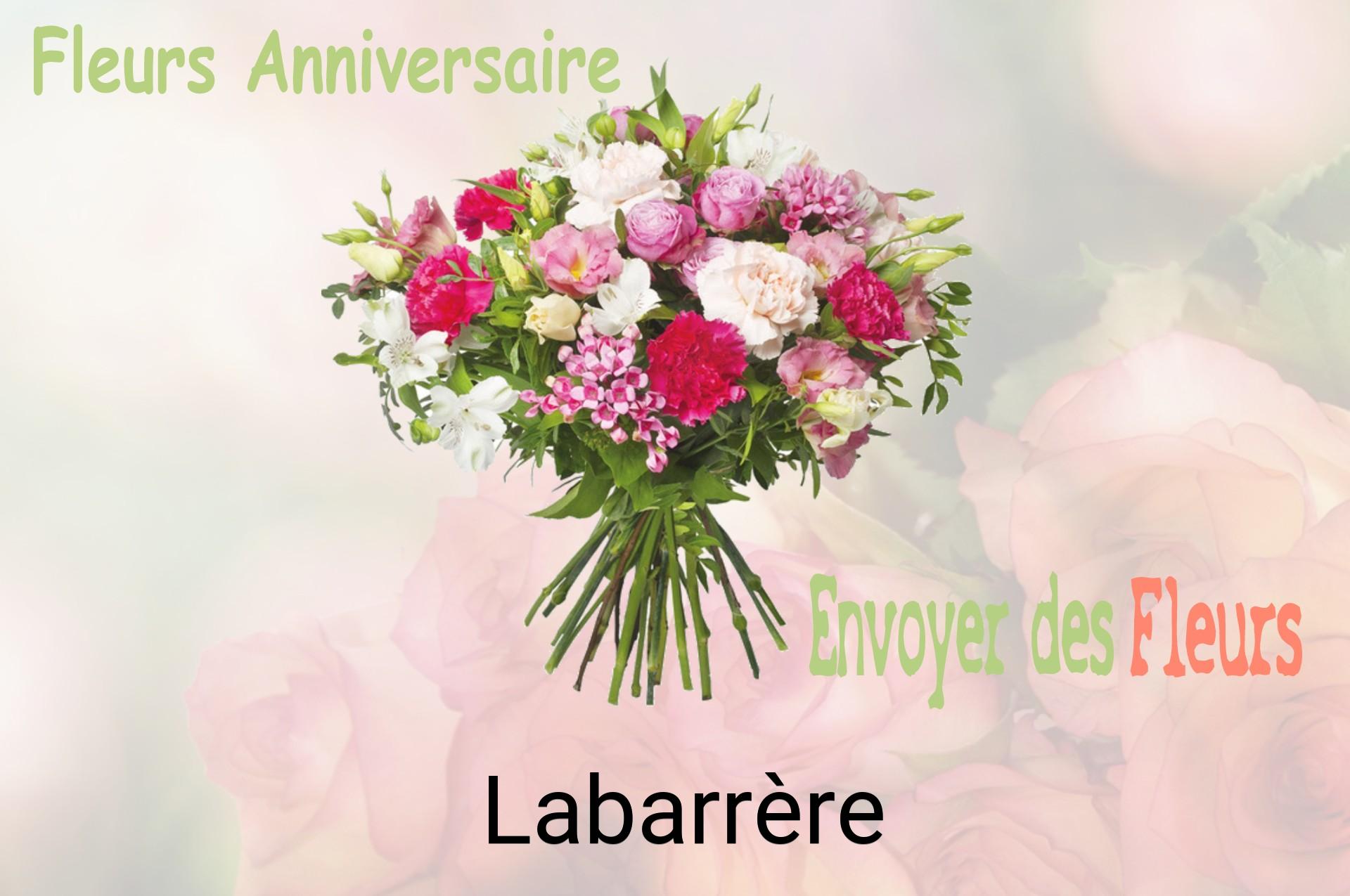 Bouquet de fleurs d’anniversaire livré à Labarrère