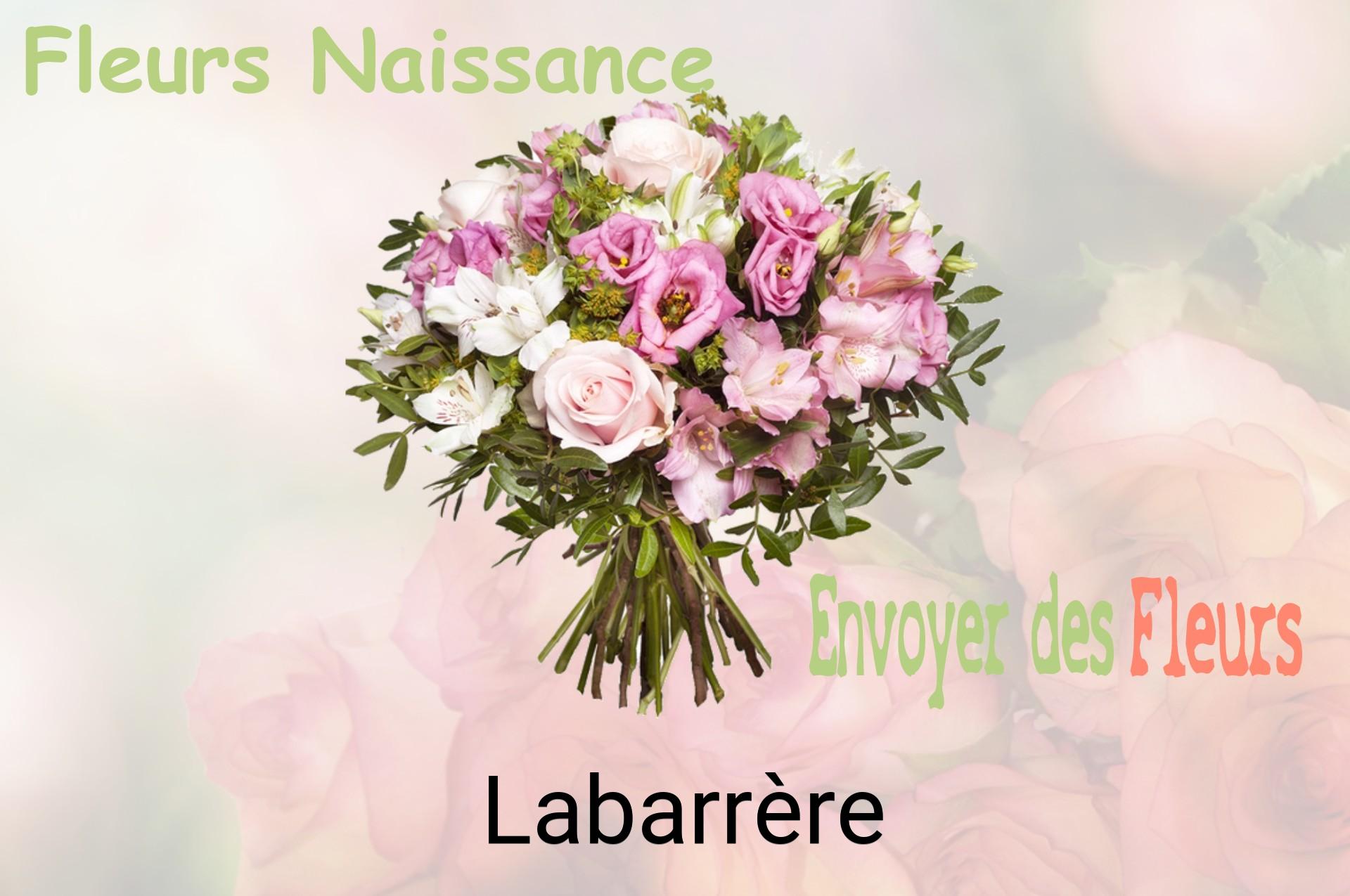 Bouquet de fleurs de naissance livré à Labarrère